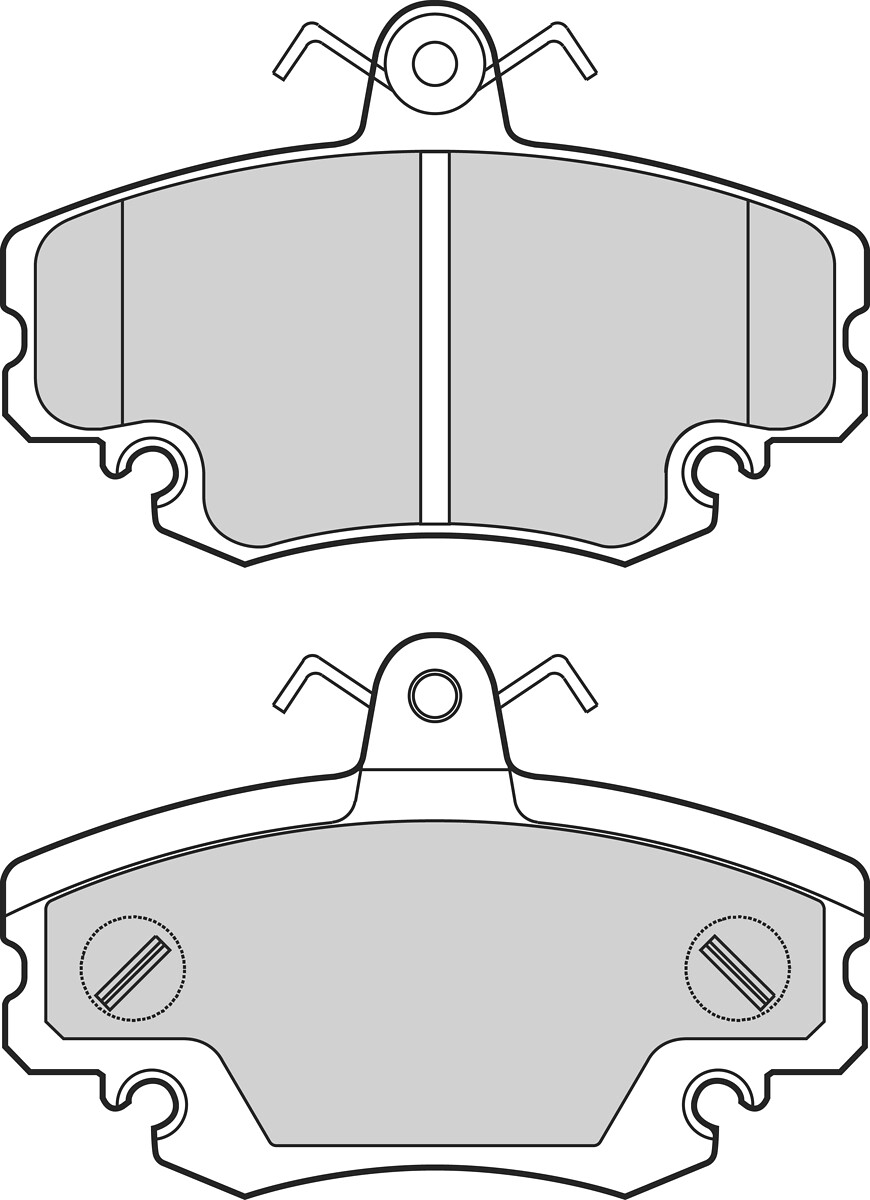 Jogo de 4 pastilhas de travão VALEO ref. 302638